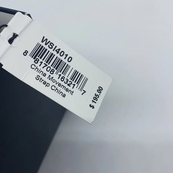 NWT Watch Station Men's Automatic Three-Hand Date Black-Tone Watch - Picture 6 of 6